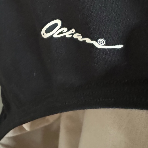 EUC Ocean Women’s Size 44 / 18 / XL Swim Bathing Suit Black Stretchy One Piece - Picture 6 of 10